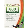 Tarjetas de 800 Microsoft Points.