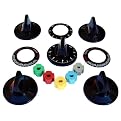 Electric Range Replacement Knobs 5-pk. - Black