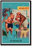 Framed Art Poster 20x30, All Burned Up