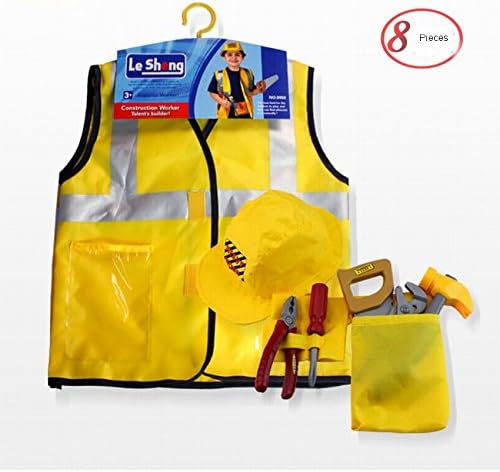 Construction Worker Role Play Costume Set (3-6 Years)
