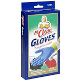 Mr. Clean 0497-01 Neoprene Coated Latex Gloves, Size Large, Case of Twelve Pairs of Gloves (12 Pairs)