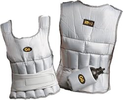GoFit 10-Pound Walking Vest with Removable Water Bottle Holder