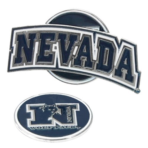 Nevada Reno Wolf Pack Ncaa Hat Clip W/ Golf Ball Marker
