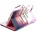 Vogue 4014078 Synthetic Leather Flip Case with Wallet Card Slots and All-around TPU Inner, Magnetic Skin Cover for iPhone 6S - Never Stop Dreaming