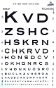 Snellen Eye Chart - Model 10 Foot