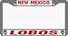 University of New Mexico Lobos License Plate Frame