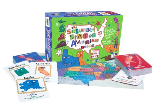 Scrambled States of America Game Card Game