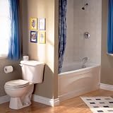 American Standard 1748.102 Colony Bath Tub with Integral Apron and Dual Molded-In Armrests
