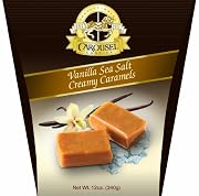 Carousel Candies Caramel Vanilla with Natural Sea Salt 12-Ounce Boxes Pack of 4