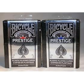  DuraFlex 100 Plastic Playing Cards by Bicycle - 2 Decks: Sports & Outdoors