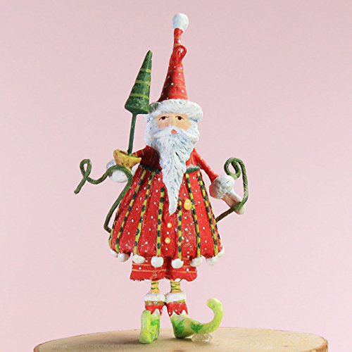 Patience Brewster Mini Dashing Santa Ornament