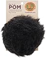 Lion Brand Yarn 602-153 The Pom (single), Black Cat