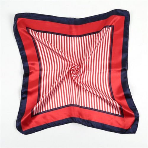 New Fashion Woman Sport Bandanas Square Silk Feel Satin Scarf Small Vintage Head Neck Hair Tie Band