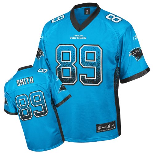 Reebok Carolina Panthers Steve Smith Youth (8-20) Premier Drift Jersey Small