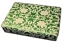 Think Posh 2 in pack - Metallic Green/Ivory Flock Gift Wrapping Paper - Wedding Stationery