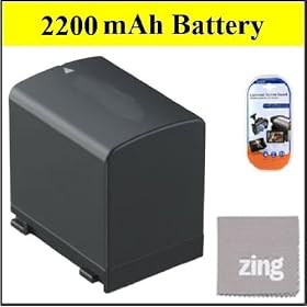 Canon Vixia HV20 Camcorder Battery - Premium BP-2L22H BP-2L24H Battery + LCD Screen... by Big Mike's