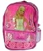 Barbie Girls'Pink Crown and Roses School Full-Size Backpack Barbie Girls'Pink Crown and Roses School Full-Size Backpack