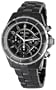 Chanel J12 Chronograph Black Ceramic Mens Watch H0940