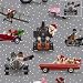 Driving Home for Christmas Mixed Dog Breeds Christmas Wrapping Paper