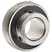 UC207-20 Axle Insert Mounted Bearing, 1-1/4" Inside Diameter, Set screw Lock, Steel, Inch