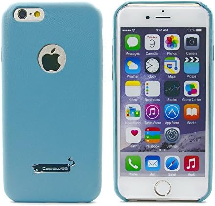 iPhone 6 case, Genuine Leather, Casewide, [Lambskin Holster Series], Ultra-Thin and Slim, Sleek and Stylish Design, Easy Installation, Excellent Protection, Light-Weighted, Real Natural Lambskin, Pictures taken from Real Products (iPhone 6 case- 2014 Model 4.7 inch, Sky Blue)