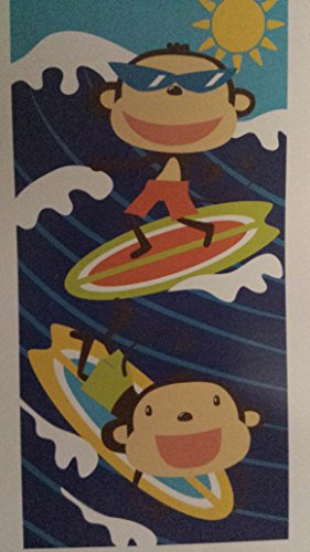 Surfing Monkeys 100% Cotton Beach Towel 28