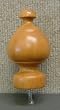 Sherwood Wood Finial in Warm Oak Finish for a 1-3/8" dowel rod - 2/Pack [CAPITOL CITY LUMBER]