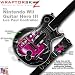 Search : Barbwire Heart Hot Pink Skin by WraptorSkinz TM fits Nintendo Wii Guitar Hero III (3) Les Paul Controller (GUITAR NOT INCLUDED)