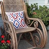 Navajo Rhythms ~ Red White and Blue Southwestern Pillow Covers17x17