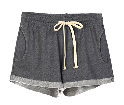 WUAMBO Women's Activewear Lounge Shorts Jersey Short