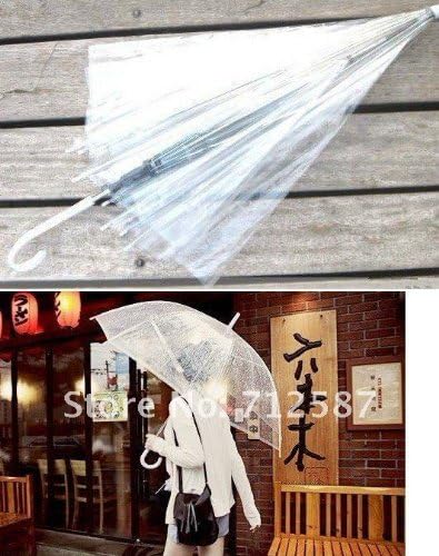 Stick Umbrella,Transparent Mushroom Umbrella