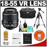 Nikon 18-55mm f/3.5-5.6G VR AF-S DX Nikkor Lens with Nikon Case + Accessory ....