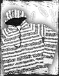 SRH Clothing Spade Strips Zip Up Hoodie