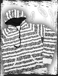 SRH Clothing Spade Strips Zip Up Hoodie