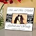 Personalized Gift - Mr. & Mrs. Bride & Groom Wedding Picture Photo/Photograph Frame - Black & White Style