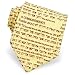 10 Commandments Tie by Fun Ties - Cream Microfiber