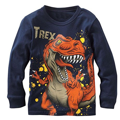 [Baby Tree]Baby Boys T-shirts Jurassic Dinosaur Tyrannosaurus Rex