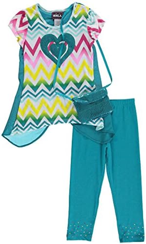 RMLA Big Girls' "My Heart Shines" 3-Piece Outfit