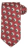 Florida State Tie Florida State University Garnet Necktie with Seminole Logo
