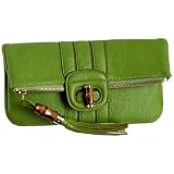 Melie Bianco Mia Bamboo-Accent Clutch