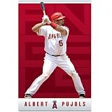 MLB Albert Pujols Los Angeles Angels of Anaheim 22'' x 34'' Player Poster