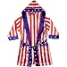 Third Party New : Rocky IV Red White and Blue Satin Boxing Robe