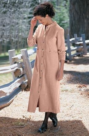 Weathered Corduroy Chemise / Petite : maxi dresses womens coats long clothing winter outerwears fashion clothing