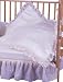 Darling Buds Portable Crib Bedding - color: Ecru