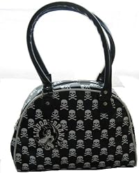 Liquor Brand Skulls and Crossbones All Over Bowling Bag