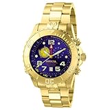 Invicta Men's 6671 Ocean Quest Collection Chronograph 18k Gold-Plated Stainless Steel Watch
