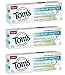 Tom's of Maine Rapid Relief Sensitive Natural Toothpaste 4 Ounce (Pack of 3)