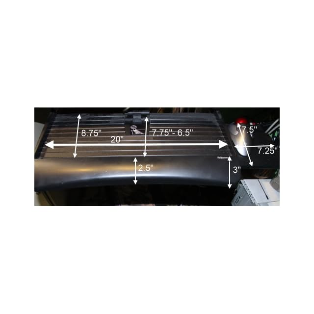 Fellowes Office Suites Underdesk Keyboard Drawer Black Silver
