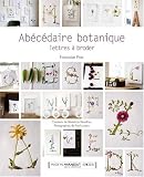 abécédaire botanique lettres à broder
