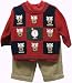 Boys 3pc Santa's Reindeers Sweater Pants Set ~ Size (4-7)